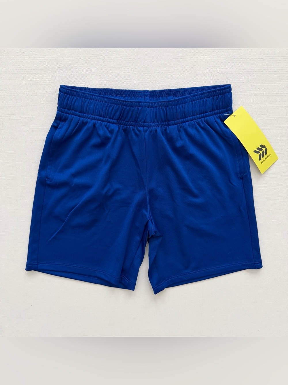 All In Motion Gym Shorts 6" Blue Size S (6/7)